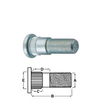 (image for) Trailer Drive In Wheel Stud 1/2" X 1.625'' Dexter/Redneck #165981