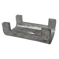(image for) Trailer Axle Spring Seat 2" Square Axle Galvanized 2k - 3.5k Axle Dexter/Redneck #3-2G