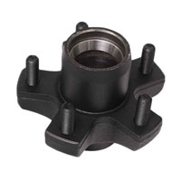 (image for) Trailer Idler Hub With Races & Studs 5 Bolt On 4.5" BT8 Spindle 5 1/2" Flange 2.2K Axle Dexter #34822545