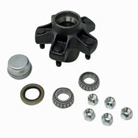 (image for) Trailer Idler Hub Assembly 5 Bolt On 4.5" BT8 Spindle 5 1/2" Flange 2.2K Axle Dexter #34822545UC1