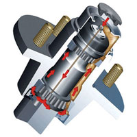 (image for) 3.5k Trailer E-Z Lube End Unit With 10" Left Hand Electric Brake 5 On 4 1/2" 3.5k Axle #35545EEULH