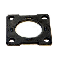 (image for) Trailer Brake Mounting Flange Fits 10" Brake 2 3/8" Round Axle Dexter/Redneck #4-35