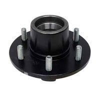(image for) Trailer Idler Hub With Races & Studs 6 Bolt On 5.5" #42 Spindle 2 1/4" Seal 6K Axle Dexter #42655