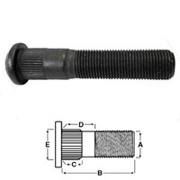(image for) Trailer Wheel Stud 5/8" X 3 1/8'' Dexter/Redneck Dexter/Redneck #7-115