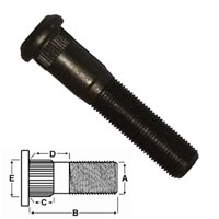 (image for) Drive In Trailer Wheel Stud 5/8" X 2 3/4'' Dexter #7-232