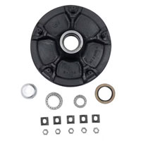 (image for) Utility Trailer Hub/Drum 5-Spoke #42 Spindle 12 X 2" Drum 2 1/4" Seal 6-7k Axle Dexter #8-174-5UC3-225