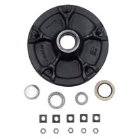 (image for) Utility Trailer Hub/Drum 5-Spoke #42 Spindle 12 X 2" Drum 2 1/8" Seal 6-7k Axle Dexter #8-174-5UC3