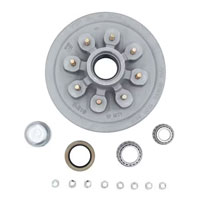 Marine Trailer Hub/Drum Assembly 8 Bolt On 6.5" #42 Spindle 12" X 2" Drum 2 1/4" Seal 1/2" Studs 5.2-7k Axle Dexter #8-219-50UC3 & 8-219-50UC3-EZ (image for) Marine Trailer Hub/Drum Assembly 8 Bolt On 6.5" #42 Spindle 12" X 2" Drum 2 1/4" Seal 1/2" Studs 5.2-7k Axle Dexter #8-219-50UC3 & 8-219-50UC3-EZ