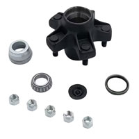 (image for) Trailer Idler Hub Assembly 5 Bolt On 4.5" BTR Spindle 5 1/2" Flange 2.2k Axle Dexter #8-259-5UC1