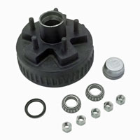 (image for) Trailer Hub/Drum Assembly 5 Bolt On 4.5" BTR Spindle Hydraulic Brake 2.2k Axle Dexter #8-271-7UC3 & 8-271-7UC3-EZ