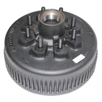 (image for) Trailer Oil Bath Non-ABS Hub/Drum With Races & Studs 8 Bolt On 6 1/2" 12 1/4" X 3 3/8" Drum 5/8" Stud 4.79" Pilot Dexter #8-285-10