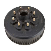 (image for) Trailer ABS Oil Bath Hub/Drum With Races & Studs 8 Bolt On 6 1/2" 12 1/4" X 3 3/85" Drum 9/16" Studs 8K Axle Dexter #8-285-12
