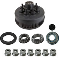 (image for) Trailer ABS EZ-Lube Hub/Drum Assembly 8 Bolt On 6 1/2" 12 1/4" X 3 3/8" Drum 5/8" Stud 8K Axle Dexter #8-285-15UC3-A