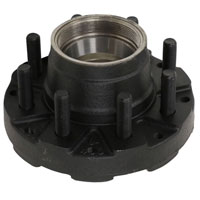 (image for) Trailer 2 Piece Oil Bath Hub/Drum Hub With Races & Studs 8 Bolt On 6 1/2" 9k-10k GD Dexter #8-430-3