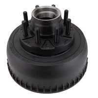 (image for) Trailer Oil Bath Hub/Drum With Races & Studs 8 Bolt On 6 1/2" 12 1/4" X 3 3/8" Drum 9-10K GD Dexter #8-430-5