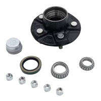 (image for) Trailer Idler Hub Assembly 5 Bolt On 4 1/2" #84 Spindle 3.5K Axle Dexter #84545UC1 & 84545UC1-EZ
