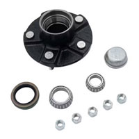 (image for) Trailer Idler Hub Assembly 5 Bolt On 5" #84 Spindle 3.5K Axle Dexter #84550UC1 $ 84550UC1-EZ