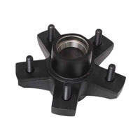 (image for) Trailer Idler Hub With Races & Studs 5 Bolt On 5 1/2" #84 Spindle 3.5K Axle Dexter #84555
