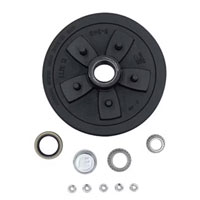 (image for) Trailer Hub/Drum Assembly 5 Bolt On 5" #84 Spindle 10" X 2.25" Drum 3.5k Axle Dexter #84556UC3 & 84556UC3-EZ