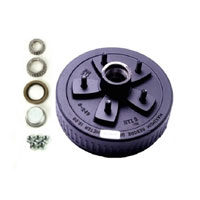 (image for) Trailer Hub/Drum Assembly 5 Bolt On 5.5" #84 Spindle 10" X 2.25" Drum 3.5k Axle Dexter #84557UC3 & 84557UC3-EZ