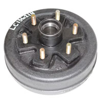 (image for) Trailer Hub/Drum Races & Studs 6 Bolt On 5.5" #84 Spindle 10" X 2.25" Drum 3.5k Axle Dexter #84656