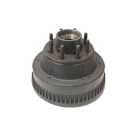 (image for) Trailer Oil Bath Hub/Drum With Races & Studs 8 Bolt On 6 1/2" #99 Spindle 4.75" Pilot 5/8" Stud 10K Axle Rockwell #99865-1P475AB