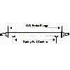 (image for) 10k HD Straight Trailer Axle Beam 5" Round Air Brake Spider
