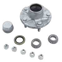 (image for) Marine Trailer Idler Hub Assembly 5 Bolt On 4.5" BT8 Spindle 5 1/2" Flange Trailer Parts Pro #GVH34822545UC1