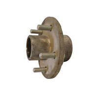 (image for) Marine Trailer Idler Hub With Races & Studs 5 Bolt On 4.5" #84 Spindle 3.5k Axle Trailer Parts Pro #GVH84545