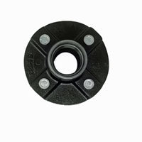(image for) Trailer Idler Hub With Races & Studs 4 Bolt On 4" BT8 Spindle 2k Axle Trailer Parts Pro # H34822