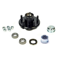(image for) Trailer Idler Hub Assembly 5 Bolt On 4.5" BT8 Spindle 5 1/2" Flange 2.2k Axle Pre-Greased Trailer Parts Pro #H34822545BX