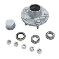 (image for) Trailer Idler Hub Assembly 5 Bolt On 4.5" BT8 Spindle 5 1/2" Flange 2.2K Axle Dexter/Redneck #H34822545UC1