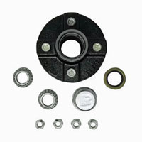 (image for) Trailer Idler Hub Assembly 4 Bolt On 4" BT8 Spindle 2K Axle Trailer Parts Pro #H34822UC1