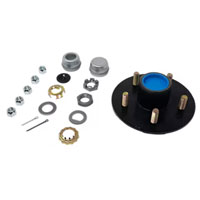 (image for) Trailer Idler Hub Assembly 5 Bolt On 4 3/4" #84 Spindle 3.5k Axle Pre-Greased Dexter/Redneck #H845475BX