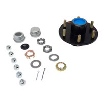 (image for) Trailer Hub Assembly 6 Bolt On 5.5" #84 Spindle 3.5K Axle Pre-Greased Dexter/Redneck #H84655BX