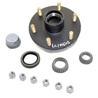 (image for) Trailer Idler Hub Assembly 6 Bolt On 5.5" #84 Spindle 3.5K Axle Trailer Parts Pro #H84655UC1 H84655UC1-ZL