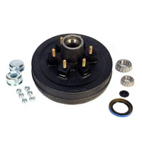 (image for) Trailer Hub/Drum Assembly 6 Bolt On 5 1/2" #42 Spindle 12" x 2" Drum 2 1/4" Seal Pre-Greased Boxed 6k Axle Trailer Parts Pro #HD42656BX