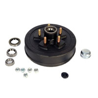 (image for) Trailer Hub/Drum Assembly 5 Bolt On 5" #84 Spindle 10" X 2.25" Drum 3.5k Axle Trailer Parts Pro #HD84556UC3