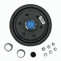 (image for) Trailer Hub/Drum Assembly 6 Bolt On 5.5" #84 Spindle Pre-Greased Boxed 3.5k Axle Trailer Parts Pro #HD84656BX