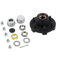 (image for) Trailer Idler Hub Assembly 6 Bolt On 5 1/2" #42 Spindle 2 1/4" Seal 6K Axle Dexter #K08-213-2G