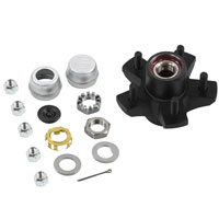 (image for) Trailer Idler Hub Assembly 5 Bolt On 4.75" #84 Spindle 3.5 Axle Pre-Greased Dexter #K08-248-2G