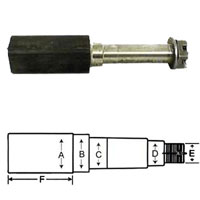 (image for) Trailer #84 Axle Spindle 1 3/4" Round With Nut Washer And Cotter Pin Dexter/Redneck #R2061-284