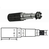 (image for) Trailer #84 Axle Spindle 2.00" Round With Nut Washer And Cotter Pin Dexter/Redneck #R40484