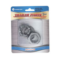 (image for) Trailer Spindle Hardware Kit 1”-14 Nut Tang & D-Washer (Old Style EZ-Lube) Dexter/Redneck #RG05-060