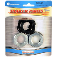 (image for) Trailer Spindle Hardware Kit 1”-14 Nut With Hex Jam Nut-Retainer ( Ez-Lube after 2002) Dexter/Redneck #RG05-100