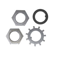 (image for) Trailer Spindle Hardware Kit 1 1/2"-12 Nut With Tang & Tongue Washer 9k-10k GD Axle Dexter/Redneck #RG05-120