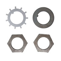 (image for) Trailer Spindle Hardware Kit 1 3/4-12 Nut With Tang & Tongue Washers 9K-10k HD & 16K Axle Dexter/Redneck #RG05-130