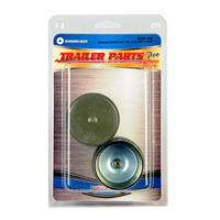 (image for) Trailer Wheel Bearing Protector 2" O.D. Chrome Dexter/Redneck #RG07-040