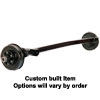 #11 Torflex Trailer Axle Hydraulic Duo-Servo Brake 6 On 5.5" (image for) #11 Torflex Trailer Axle Hydraulic Duo-Servo Brake 6 On 5.5"