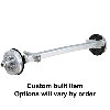 (image for) Marine #12 Torflex Trailer Axle Hyd FB Brake 8 On 6.5" Zerk Lube